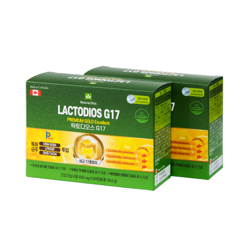 락토디오스 G17 120캡슐 캐나다 17종 특허균주 생 유산균 냉장배송 4개월분